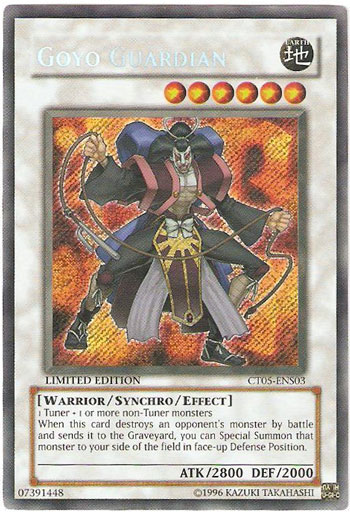 Yu-Gi-Oh Card - CT05-ENS03 - GOYO GUARDIAN (secret rare holo)