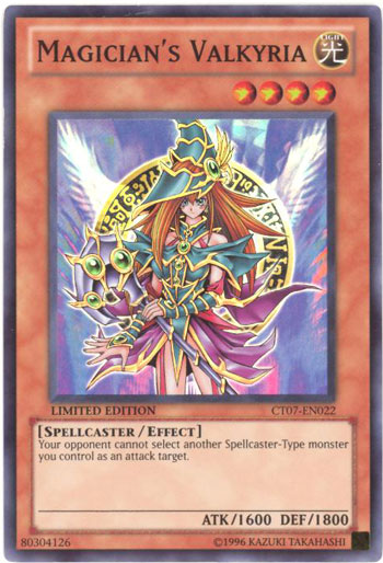 Yu-Gi-Oh Card - CT07-EN022 - MAGICIAN'S VALKYRIA (super rare holo)