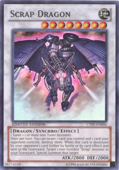 Yu-Gi-Oh Card - CT09-EN006 - SCRAP DRAGON (super rare holo)