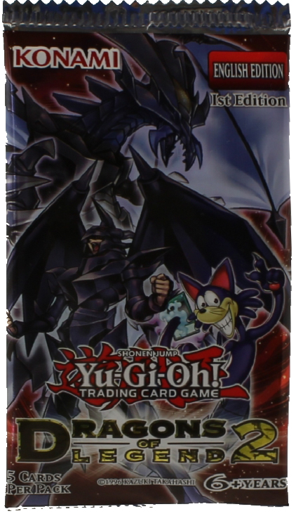 Yu-Gi-Oh Cards - Dragons of Legend 2 - Booster Pack (5 Cards)