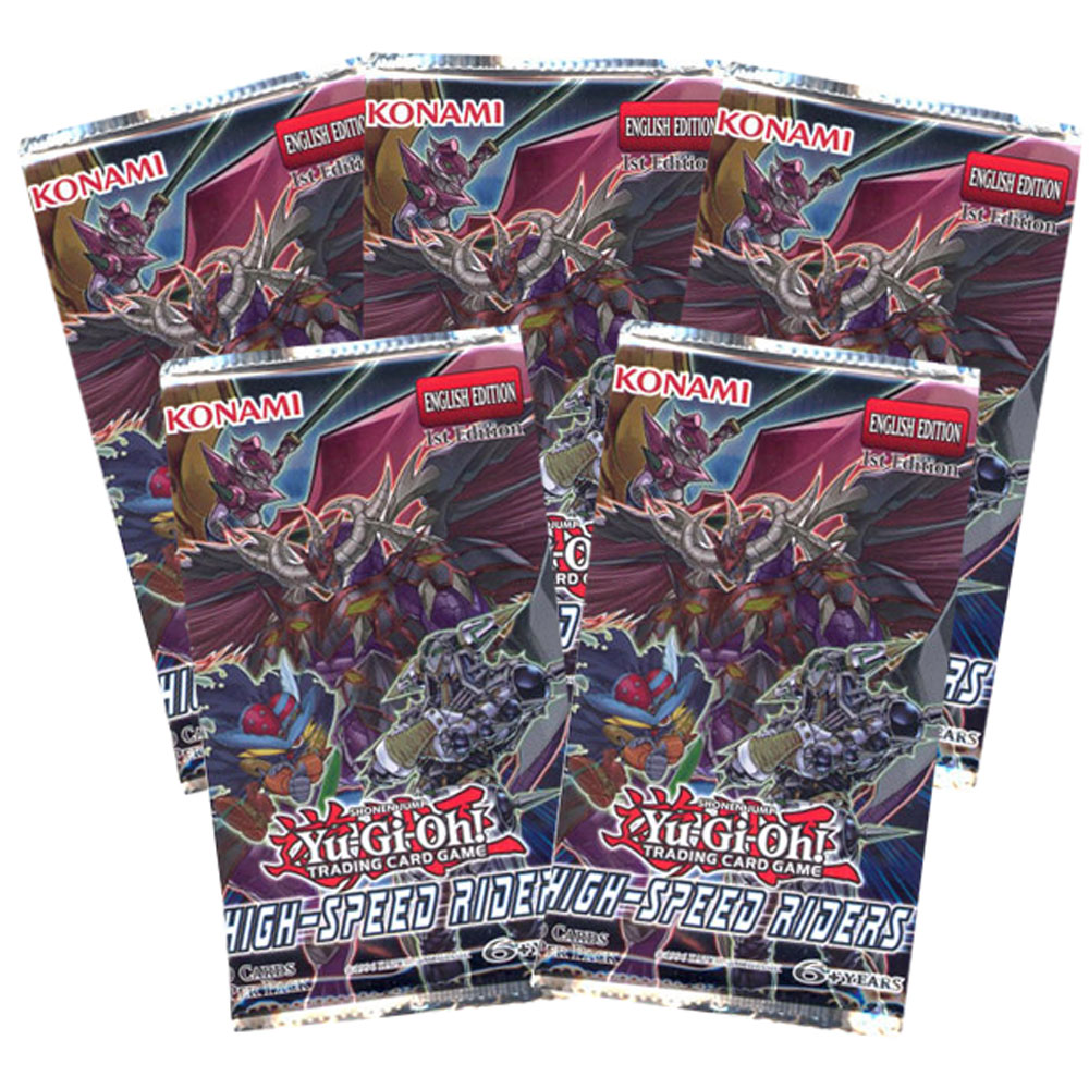 Yu-Gi-Oh Cards - High-Speed Riders - Booster Packs (5 Pack Lot)