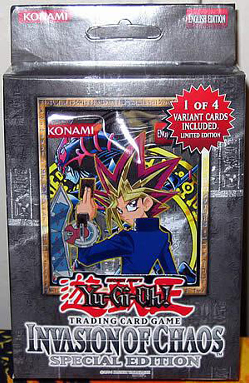 Yu-Gi-Oh Cards - Invasion of Chaos *Special Edition* (3 IOC packs & 1 Variant Ultra Rare Card)