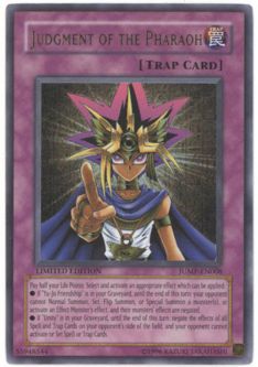 Yu-Gi-Oh Card - JUMP-EN008 - JUDGMENT OF THE PHARAOH (ultra rare holo)