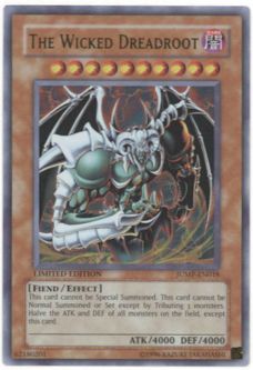 Yu-Gi-Oh Card - JUMP-EN018 - THE WICKED DREADROOT (ultra rare holo)
