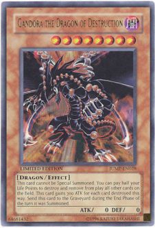 Yu-Gi-Oh Card - JUMP-EN028 - GANDORA THE DRAGON OF DESTRUCTION (ultra rare holo)