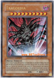 Yu-Gi-Oh Card - JUMP-EN033 - TRAGOEDIA (ultra rare holo)