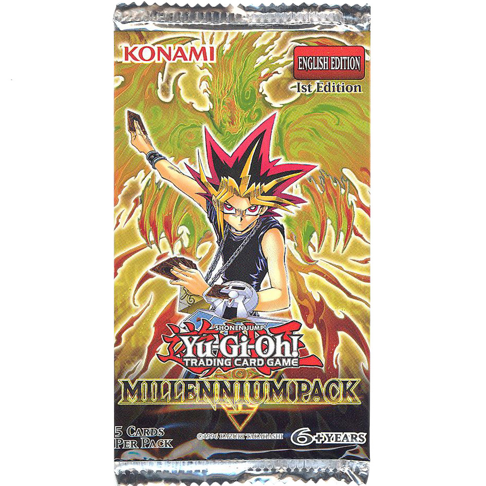 Yu-Gi-Oh Cards - Millennium Pack - Booster Pack (5 Cards)