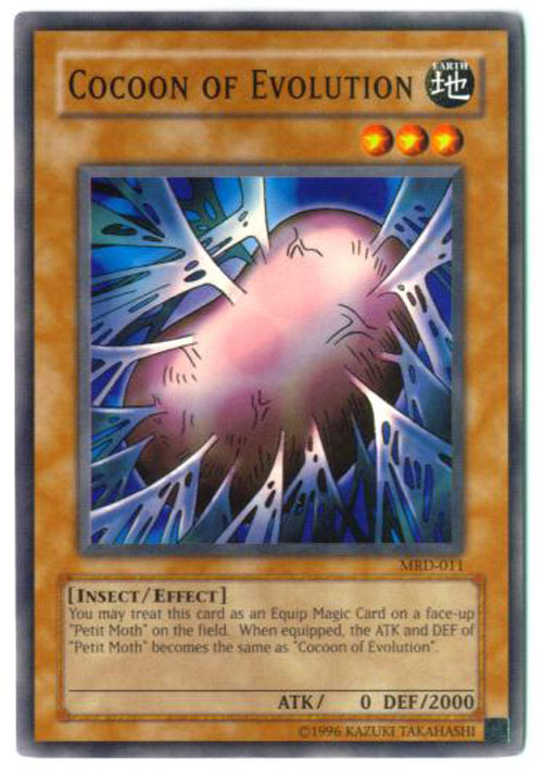 Yu-Gi-Oh Card - MRD-011 - COCOON OF EVOLUTION (common)