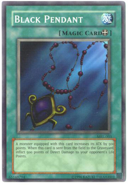Yu-Gi-Oh Card - MRL-003 - BLACK PENDANT (super rare holo)