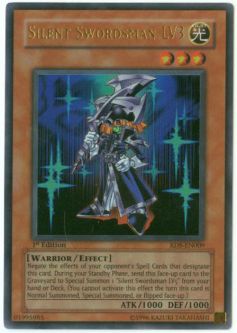 Yu-Gi-Oh Card - RDS-EN009 - SILENT SWORDSMAN LV3 (ultra rare holo)