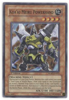 Yu-Gi-Oh Card - RGBT-EN022 - KOA'KI MEIRU POWERHAND (super rare holo)