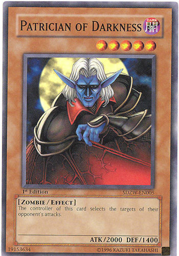 Patrician Of Darkness. PATRICIAN OF DARKNESS (