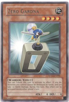 Yu-Gi-Oh Card - SOVR-EN006 - ZERO GARDNA (rare)