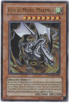 Yu-Gi-Oh Card - SOVR-EN081 - KOA'KI MEIRU MAXIMUS (ultra rare holo)