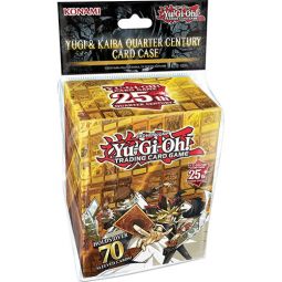 Konami Yu-Gi-Oh Card Case - YUGI & KAIBA QUARTER CENTURY (Holds Over 70 Sleeved Cards)