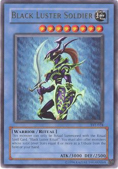 Yu-Gi-Oh Card - SYE-024 - BLACK LUSTER SOLDIER (ultra rare holo)