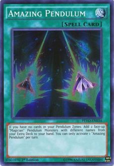 Yu-Gi-Oh Card - PEVO-EN034 - AMAZING PENDULUM (super rare holo)