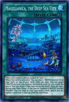 Yu-Gi-Oh Card - ROTD-EN059 - MAGELLANICA, THE DEEP SEA CITY (super rare holo)