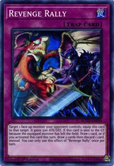 Yu-Gi-Oh Card - ROTD-EN099 - REVENGE RALLY (super rare holo)