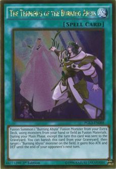 Yu-Gi-Oh Card - PGL3-EN088 - THE TERMINUS OF THE BURNING ABYSS (gold rare holo)