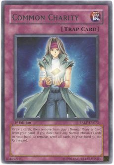 Yu-Gi-Oh Card - TAEV-EN072 - COMMON CHARITY (rare)