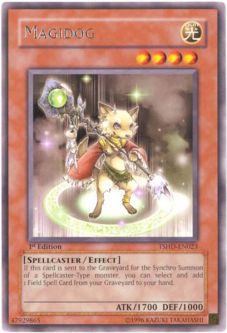 Yu-Gi-Oh Card - TSHD-EN023 - MAGIDOG (rare)