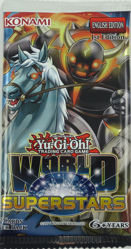 Yu-Gi-Oh Cards - World Superstars - Booster Pack (5 Cards)