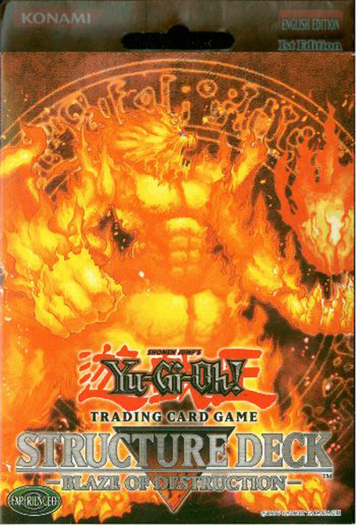 Yu-Gi-Oh Cards - Structure Deck - BLAZE OF DESTRUCTION
