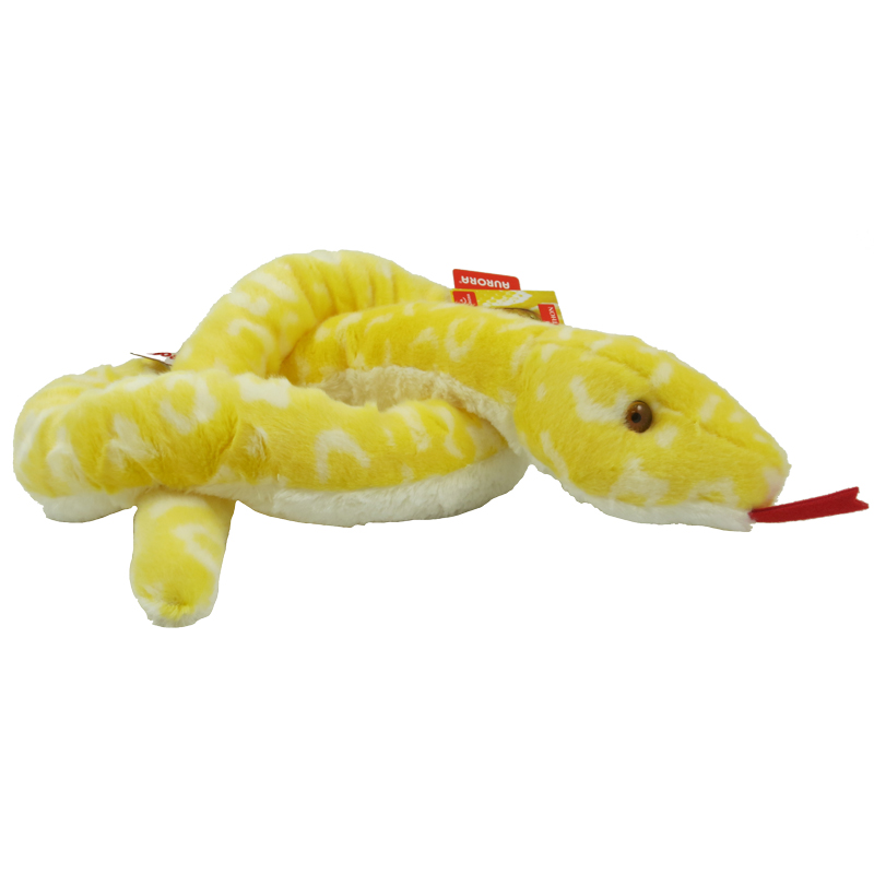 Aurora World Plush - Snake - ALBINO BURMESE PYTHON (50 inch)