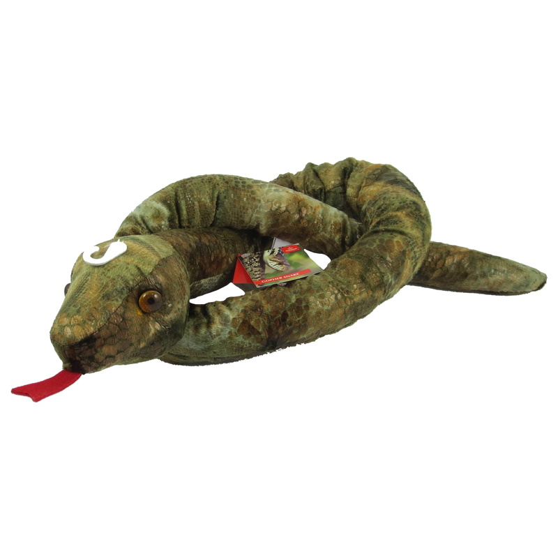 yellow plush snake