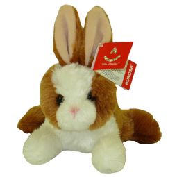 Aurora World Plush - Mini Flopsie - BABY BUNNY (Brown & White) (8 inch)