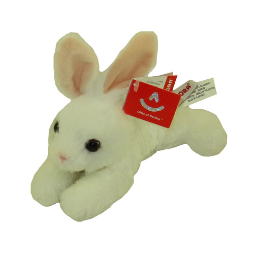 Aurora World Plush - Mini Flopsie - BABY BUNNY (White) (8 inch)