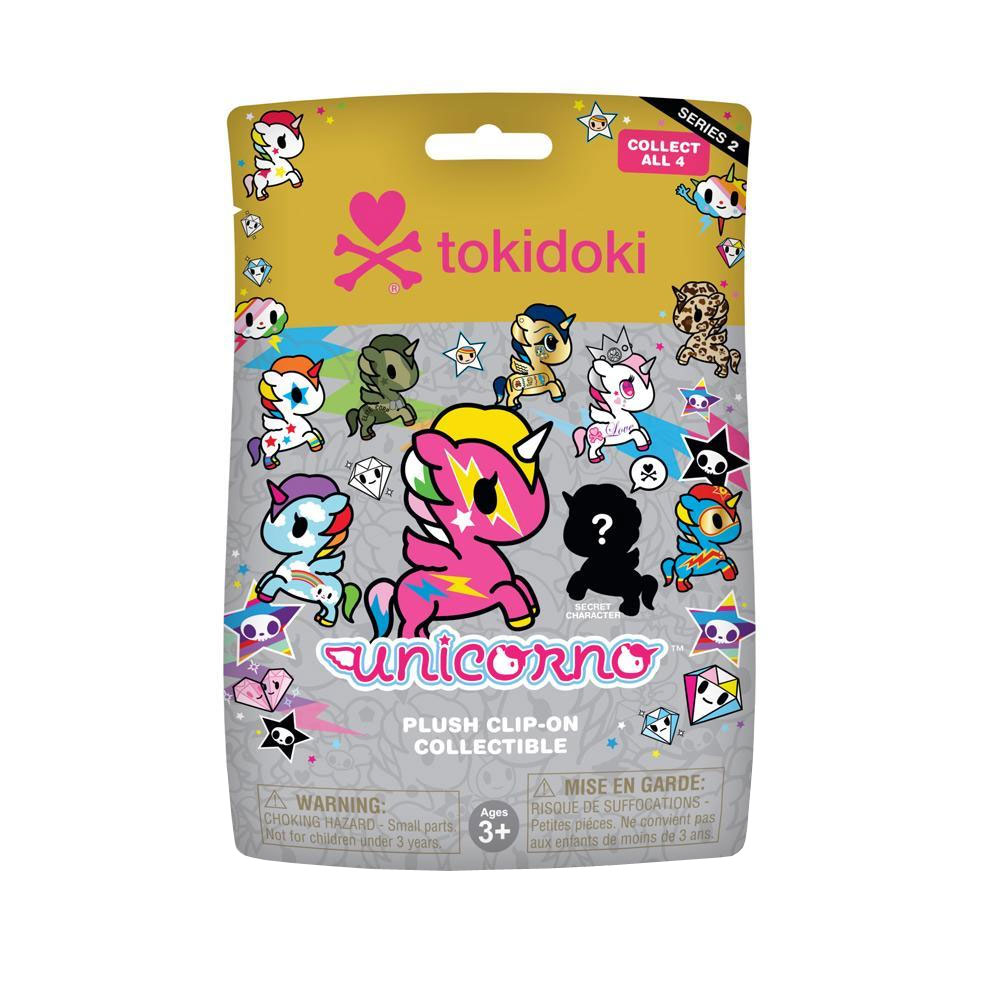 Aurora World Plush - Tokidoki Unicorno Series 2 - BLIND BAG (1 Random Plush Clip-On)