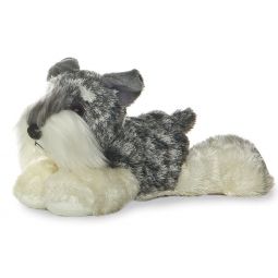 Aurora World Plush - Mini Flopsie - STEIN the Schnauzer Dog (8 inch)
