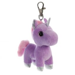 Aurora World Plush - Sparkle Tales - BONBON UNICORN (Key Clip - 5 inch)