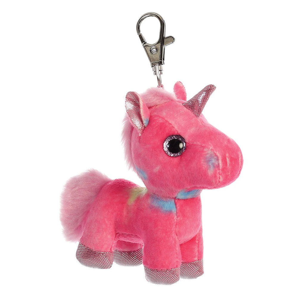 NWT Aurora World Sparkle tales Plush Toy Animal Rainbow Unicorn 12" Big eyes 