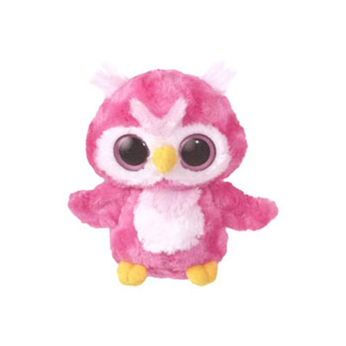 Aurora World Plush - YooHoo Friends - LOONEE the Pink Owl (5 inch)