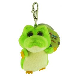 Aurora World Plush - YooHoo Friends Clip On - SMILEE the Green Alligator (3 inch)