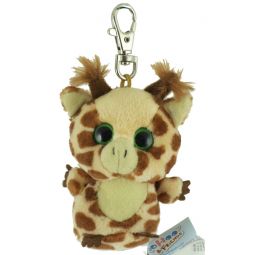 Aurora World Plush - YooHoo Friends Clip On - TOPSEE the Giraffe (3 inch)