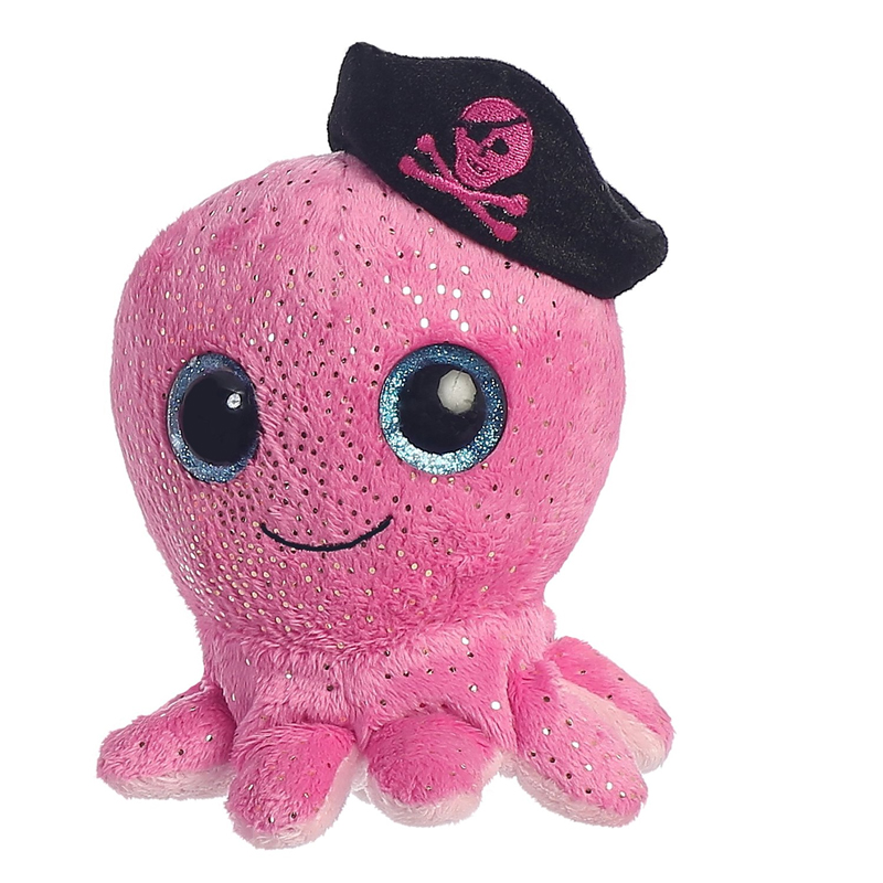 Aurora World Plush - YooHoo Friends - OLEE the Pink Pirate Octopus (5 inch)
