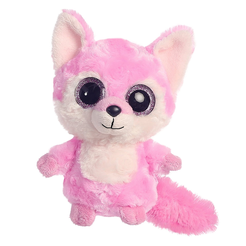 Aurora World Plush - YooHoo Friends - FOXEE the Pink Fox (5 inch)