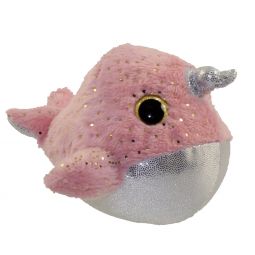 Aurora World Plush - YooHoo Friends Mini - Sealife - NAREE the Narwhal (Pink - 3 inch)