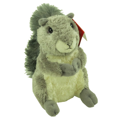 Aurora World Plush - Mini Flopsie - NUTTY the Grey Squirrel (8 inch)