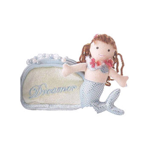 Aurora World Plush - Mini Fancy Pals Carrier - DREAMER with Mermaid (5 inch)