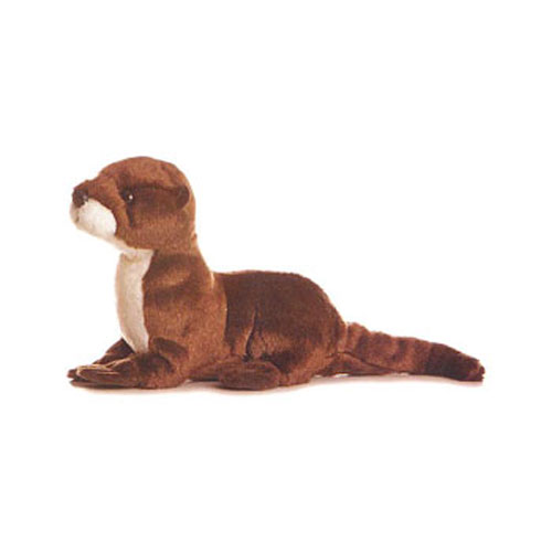 Aurora World Plush - Mini Flopsie - SLIDDY the River Otter (8 inch)