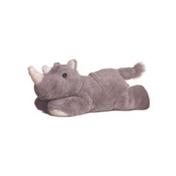 Aurora World Plush - Mini Flopsie - RHINO the Rhinoceros (8 inch)