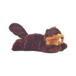 Aurora World Plush - Mini Flopsie - BUILDER the Beaver (8 inch)