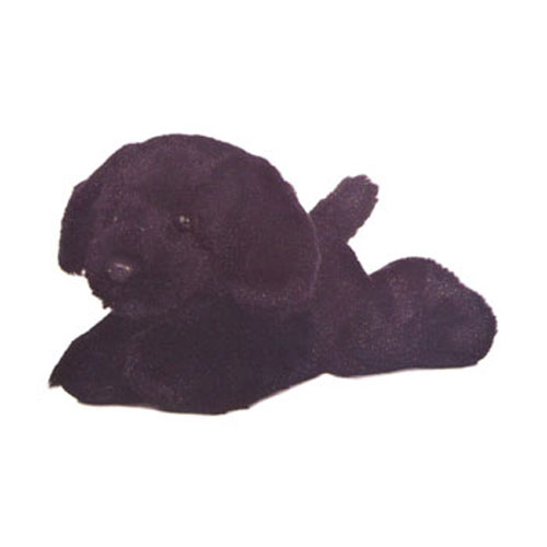 Aurora World Plush - Mini Flopsie - BLACKIE the Black Lab (8 inch)