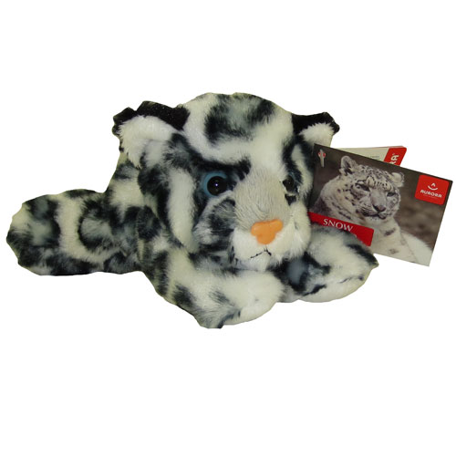 Aurora World Plush - Mini Flopsie - SNOW LEOPARD (8 inch)