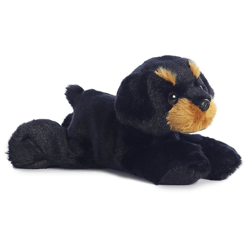 Aurora World Plush - Mini Flopsie - RAINA the Rottweiler (8 inch)